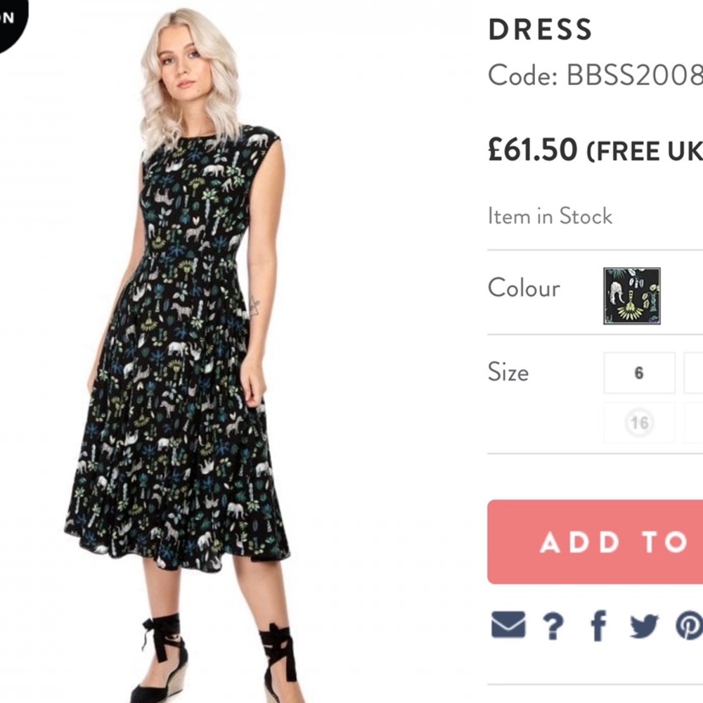 Collectif Dress size S